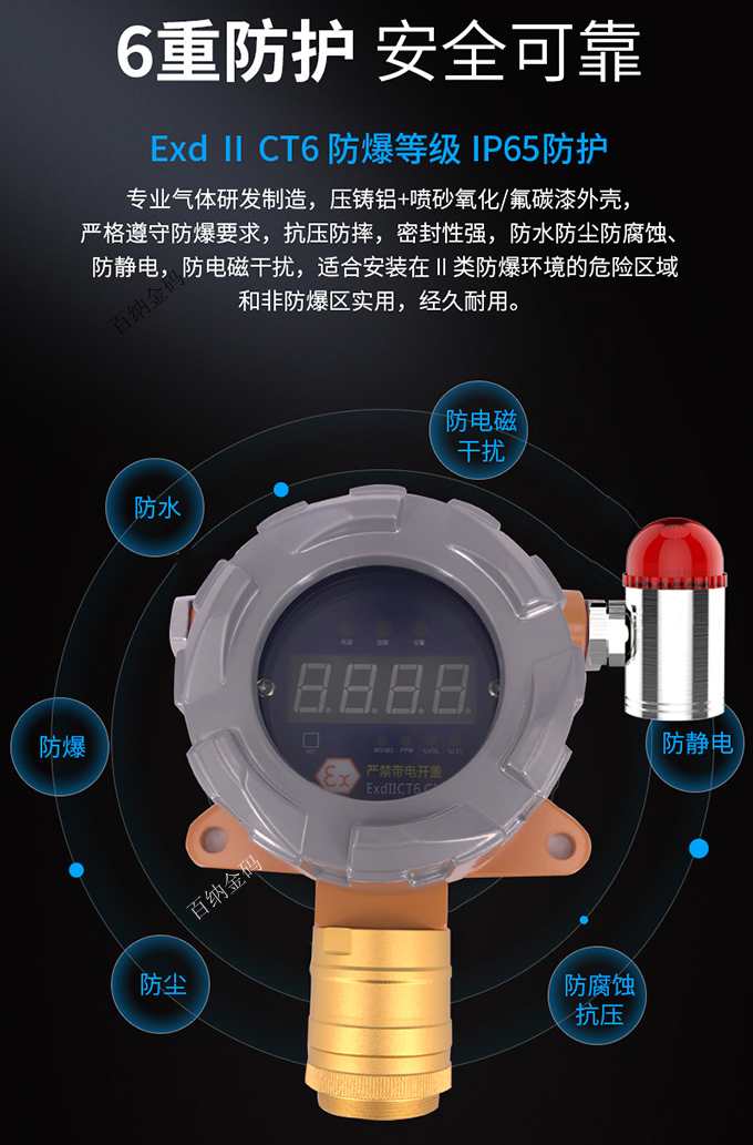 6重防護(hù)甲苯檢測(cè)儀